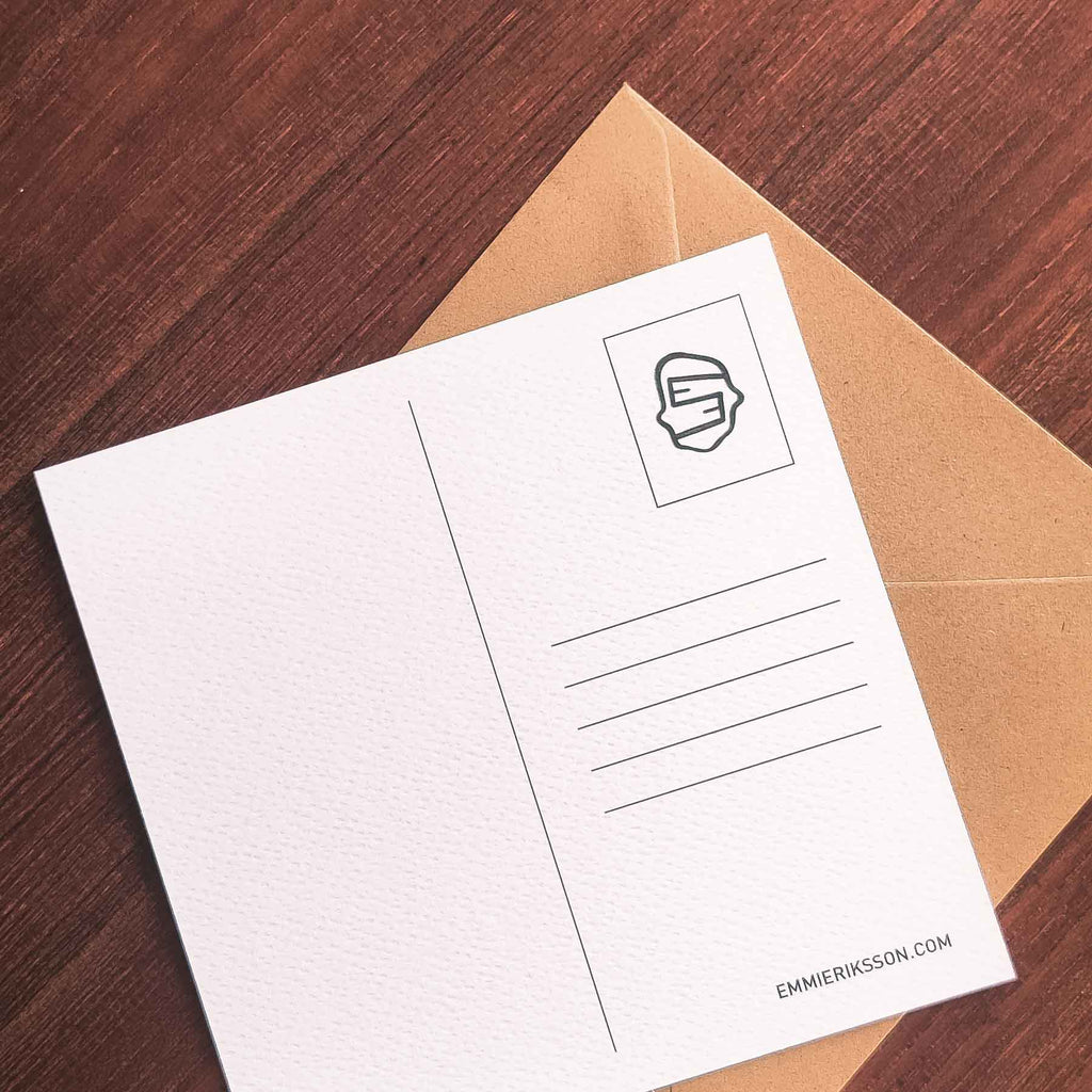 Stenkrabbor - Vykort