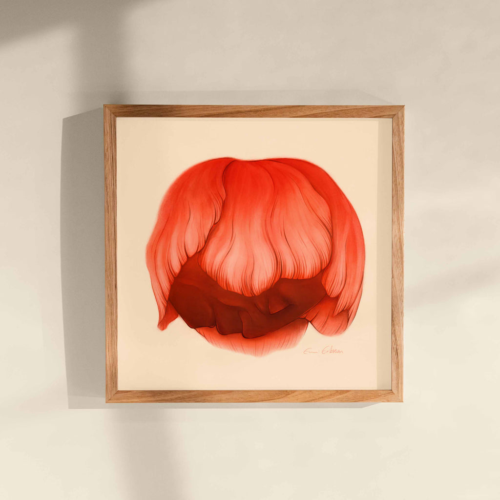 Sovande tulpan - Print