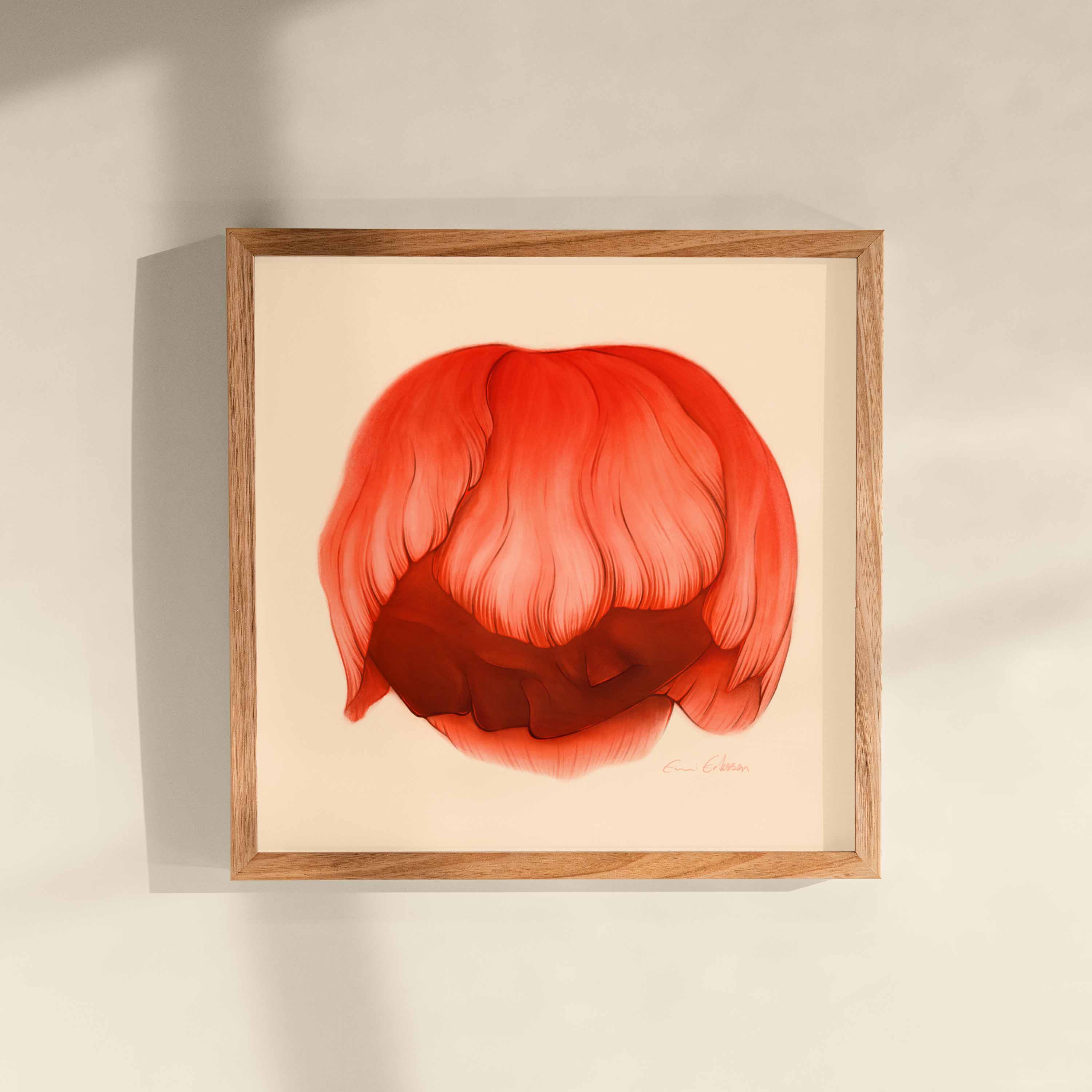 Sovande tulpan - Print